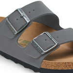 Arizona Vegan Birko-Flor Nubuk Concrete Gray - BIRKENSTOCK