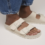 Arizona BS Nubuk Leather Oyster - BIRKENSTOCK