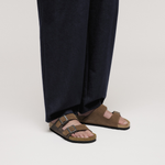Arizona BS Mixed Leather Dark Tea - BIRKENSTOCK