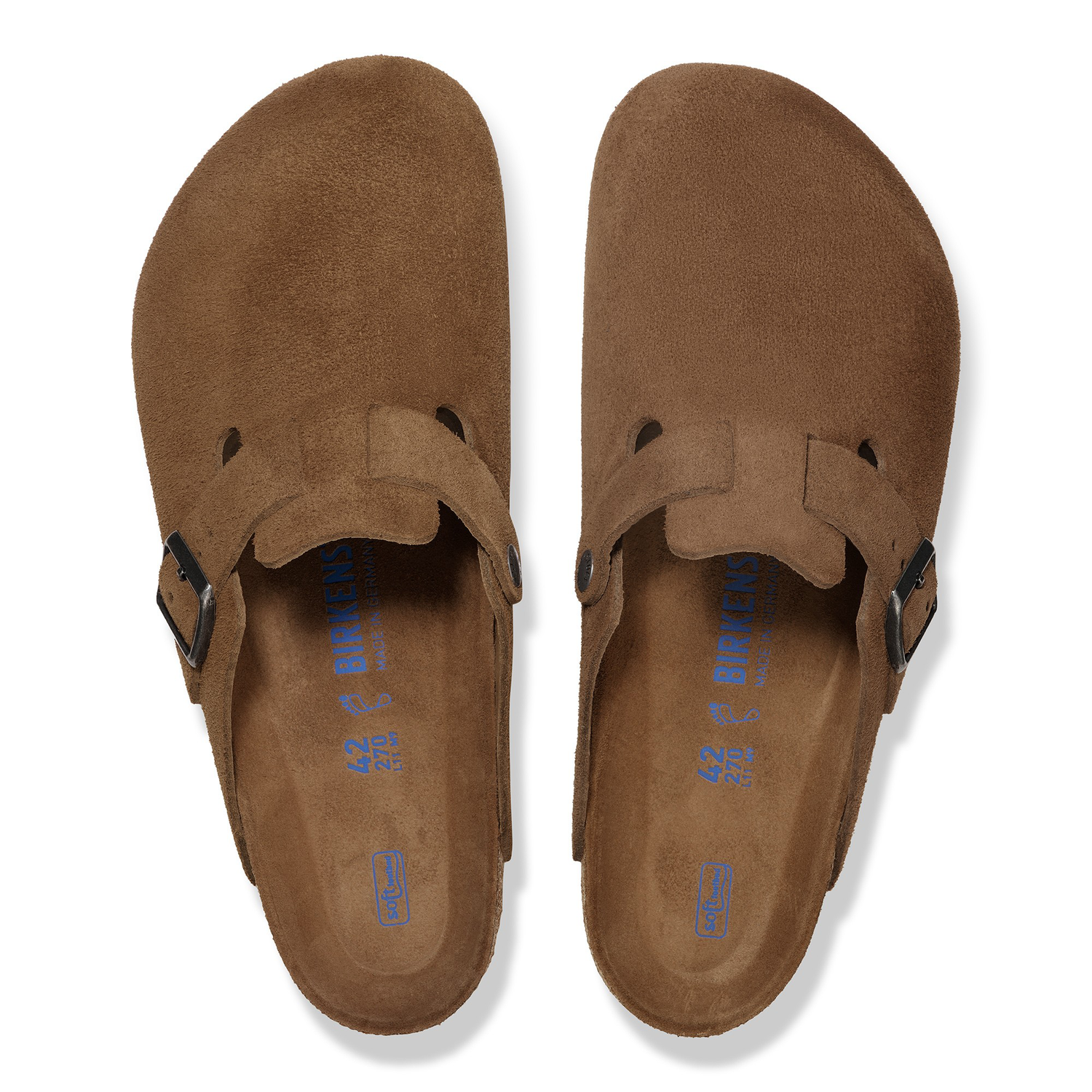 Buy Brown Boston Soft Footbed Suede Leather Dark Tea Tonal Online Buy Brown Boston Soft Footbed Suede Leather Dark Tea Tonal Online