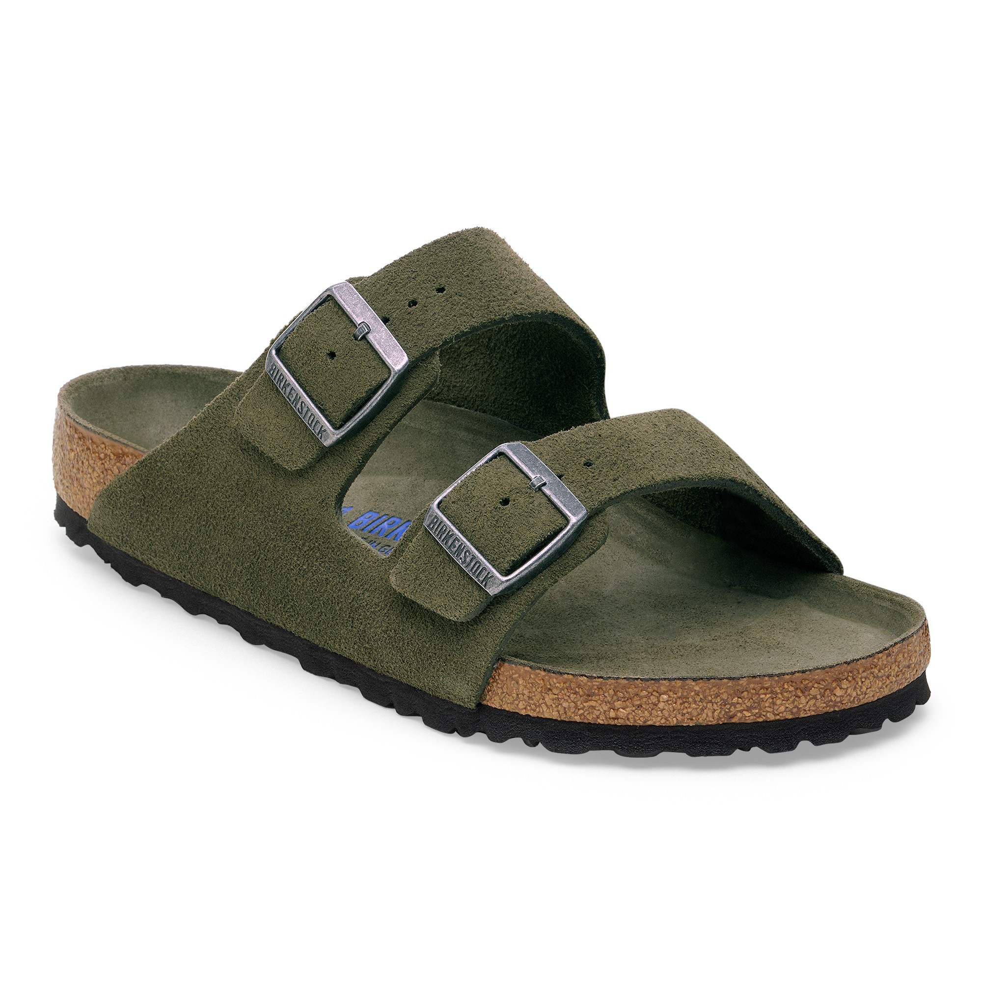 Arizona Soft Footbed Suede Leather Thyme Tonal FB