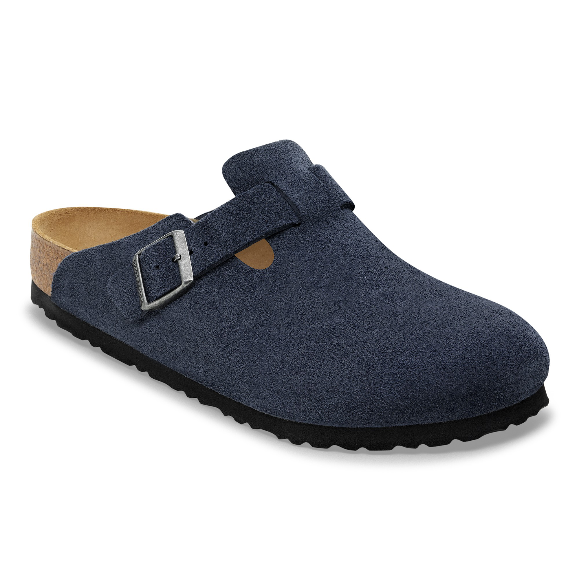 Boston Suede Leather New Navy