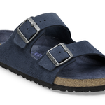 Arizona Soft Footbed Suede Leather New Navy Tonal - BIRKENSTOCK