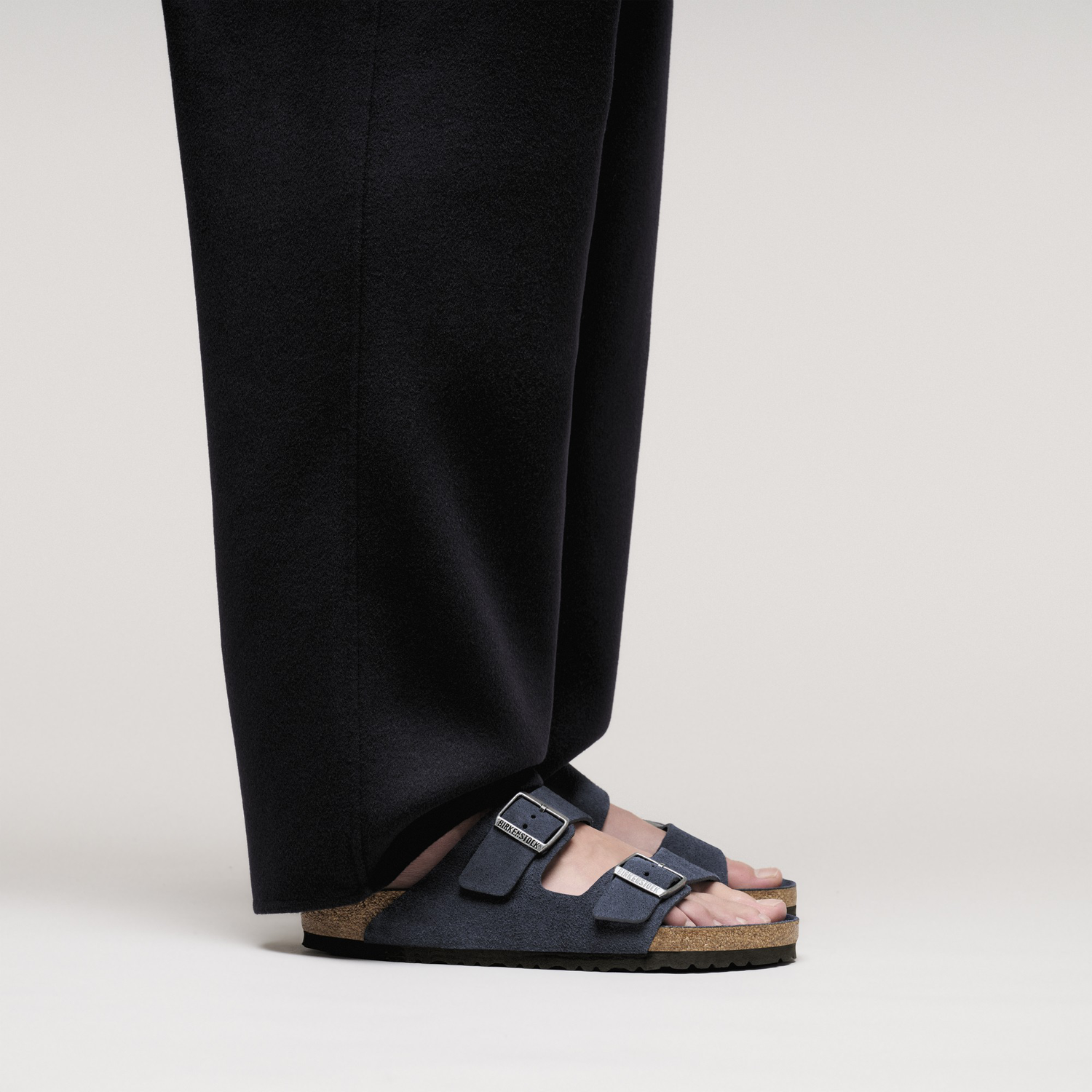 Arizona Soft Footbed Suede Leather New Navy Tonal - BIRKENSTOCK