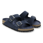 Arizona Soft Footbed Suede Leather New Navy Tonal - BIRKENSTOCK