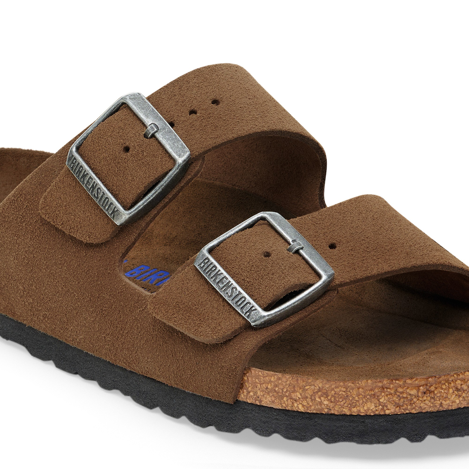 Arizona Soft Footbed Suede Leather Dark Tea Tonal - BIRKENSTOCK