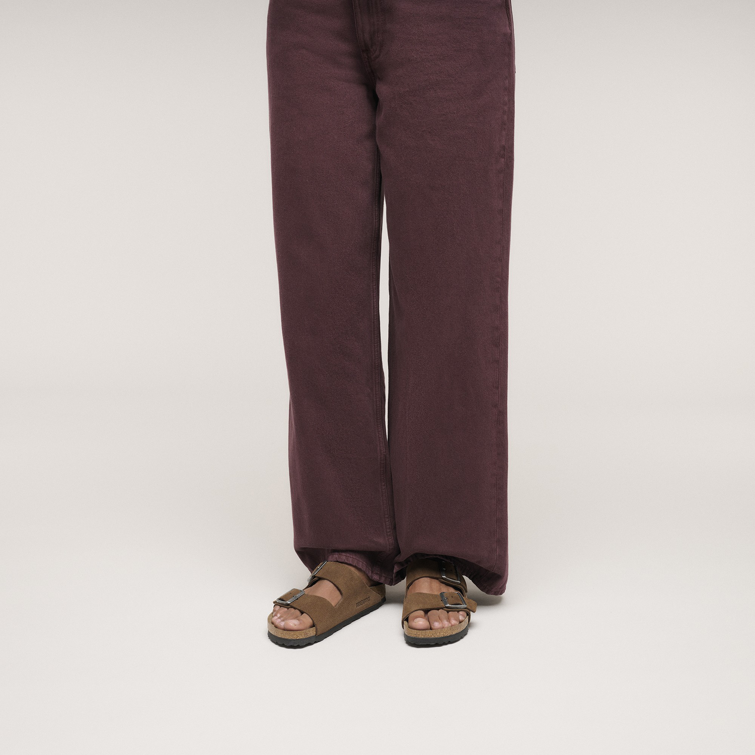 Arizona Soft Footbed Suede Leather Dark Tea Tonal - BIRKENSTOCK