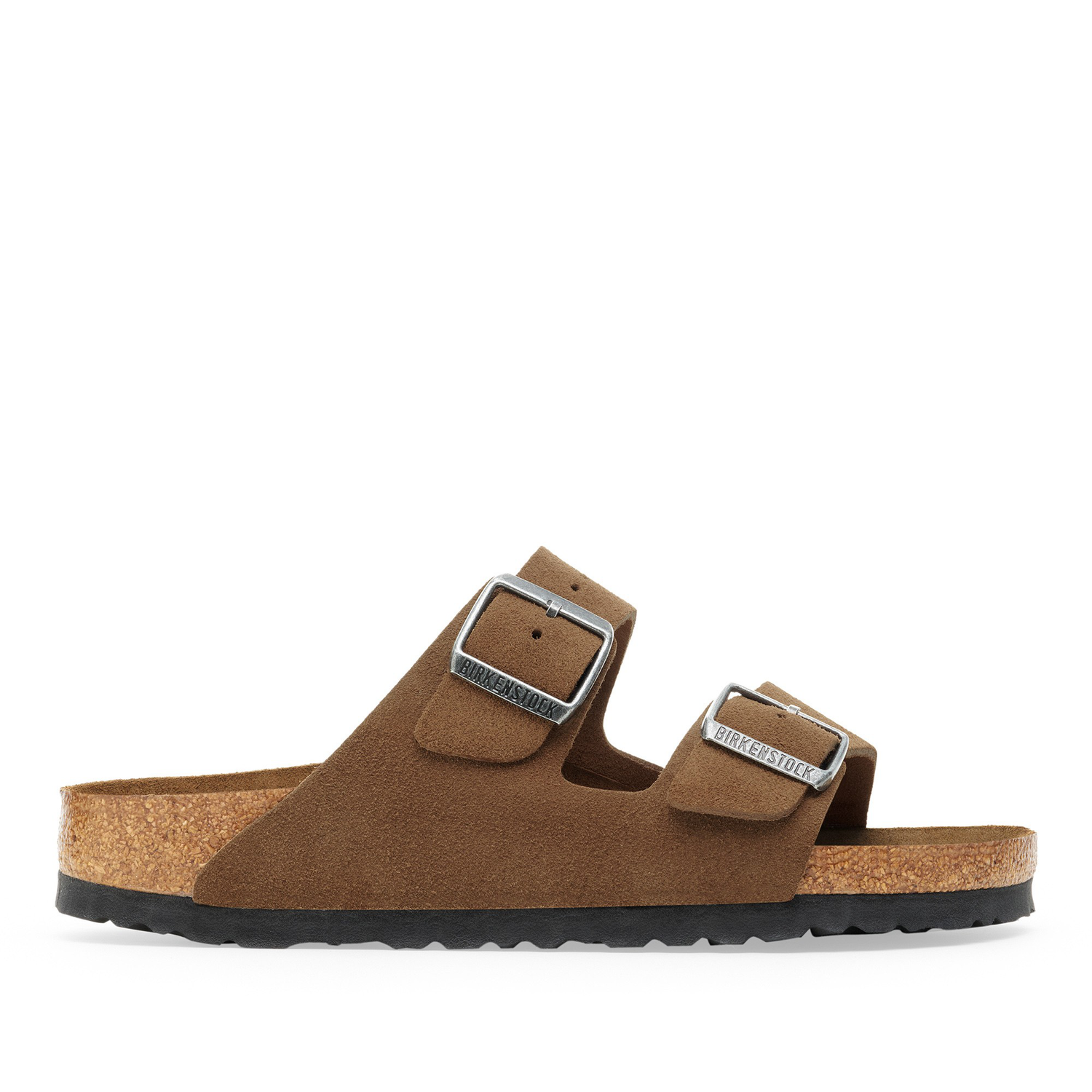 Arizona Soft Footbed Suede Leather Dark Tea Tonal - BIRKENSTOCK