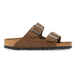 Arizona Soft Footbed Suede Leather Dark Tea Tonal - BIRKENSTOCK