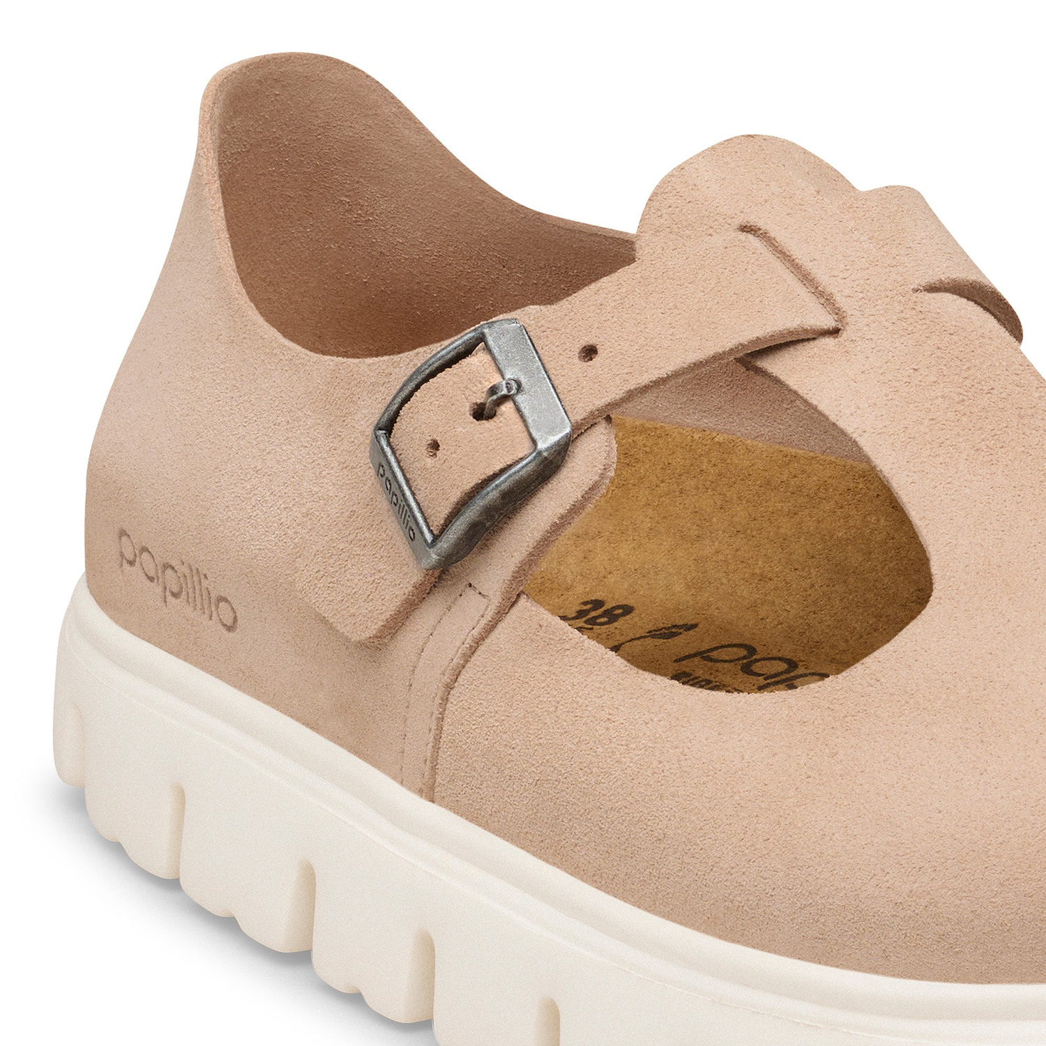 Paris Chunky Suede Leather Warm Sand - BIRKENSTOCK