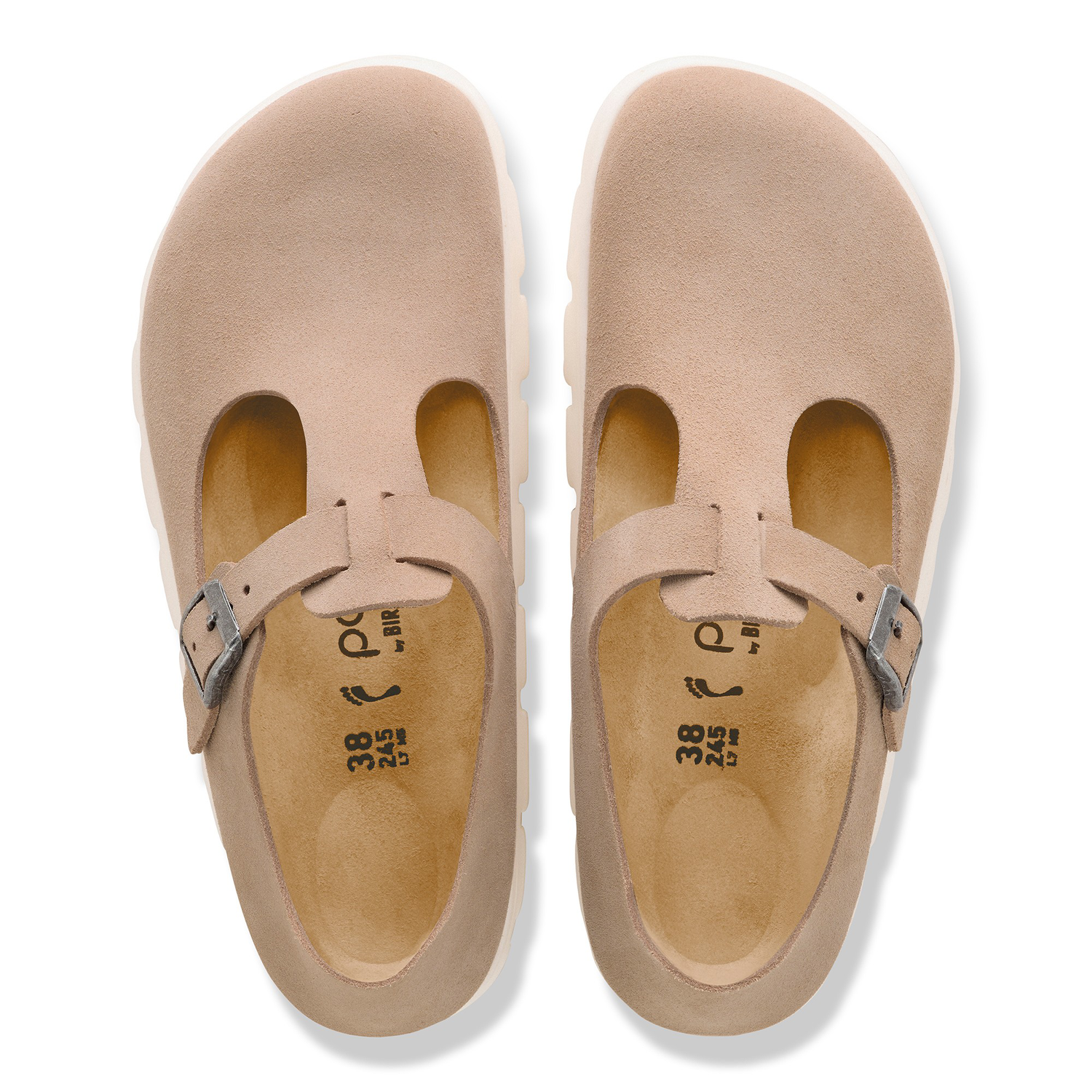 Paris Chunky Suede Leather Warm Sand - BIRKENSTOCK