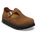 Paris Chunky Suede Leather Dark Tea - BIRKENSTOCK