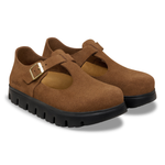 Paris Chunky Suede Leather Dark Tea - BIRKENSTOCK
