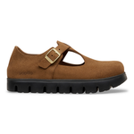 Paris Chunky Suede Leather Dark Tea - BIRKENSTOCK