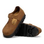Paris Chunky Suede Leather Dark Tea - BIRKENSTOCK