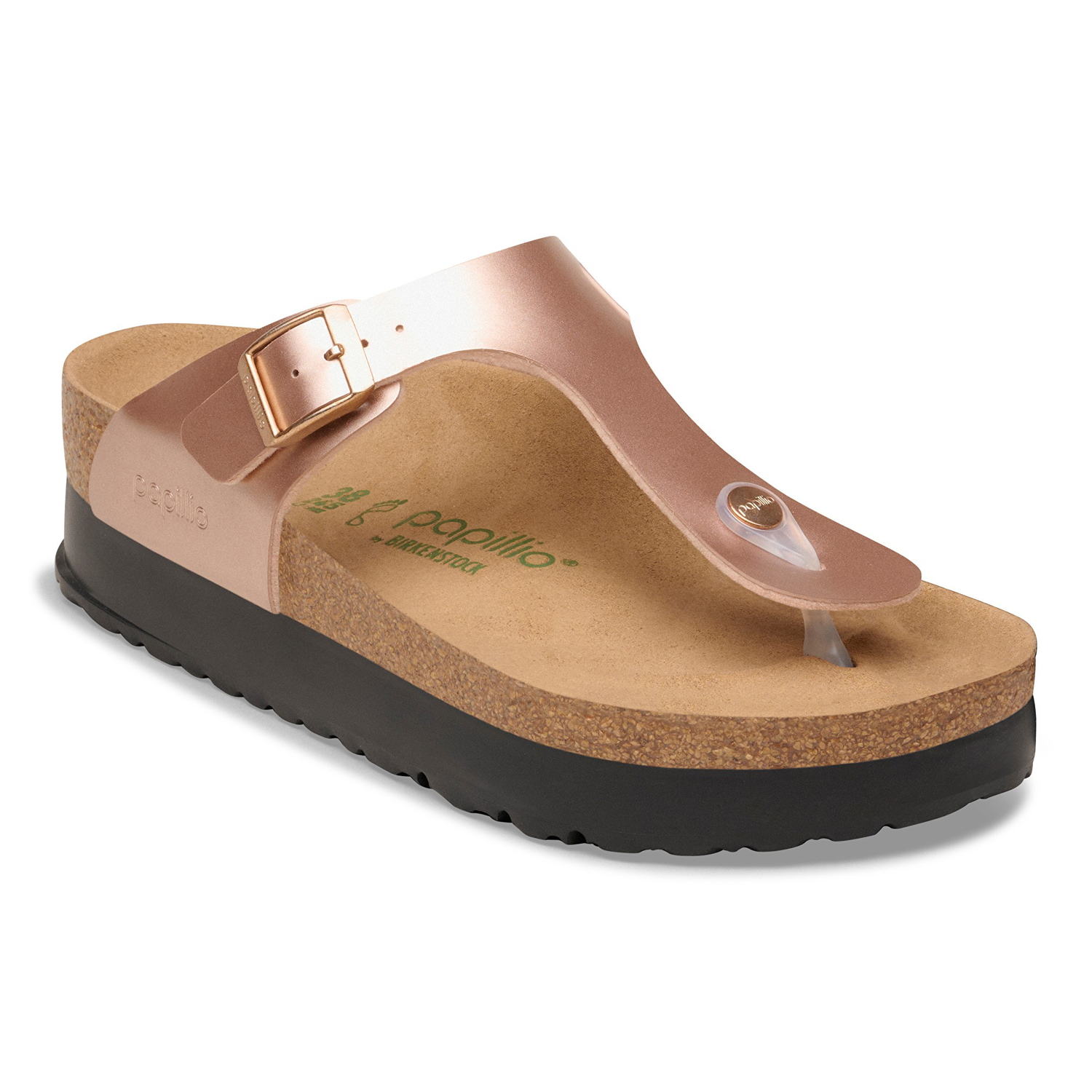 Gizeh PAP Flex Platform Birko-Flor Electric Metallic Copper - BIRKENSTOCK