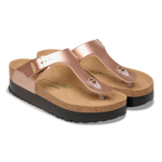 Gizeh PAP Flex Platform Birko-Flor Electric Metallic Copper - BIRKENSTOCK