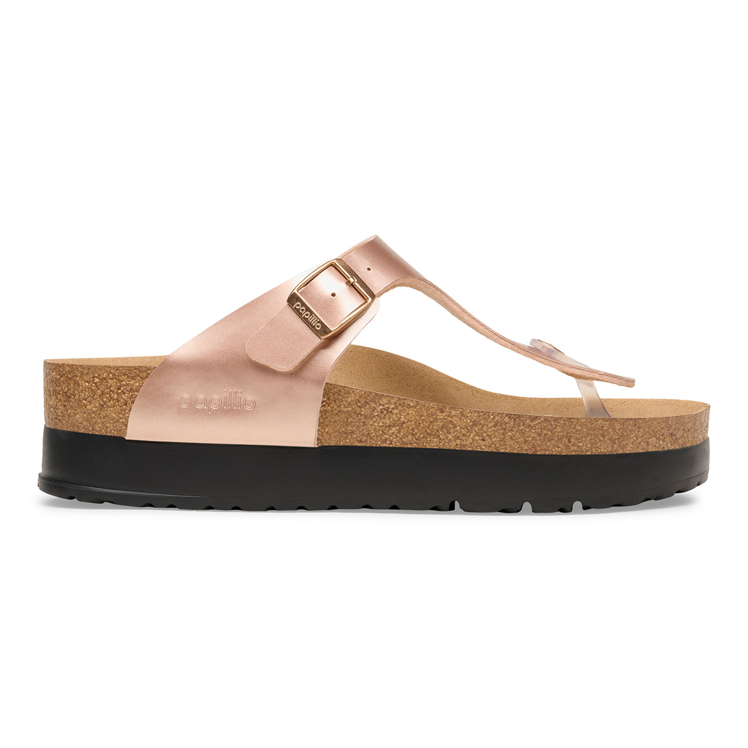 Gizeh PAP Flex Platform Birko-Flor Electric Metallic Copper - BIRKENSTOCK