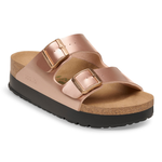 Arizona PAP Flex Platform Birko-Flor Electric Metallic Copper - BIRKENSTOCK