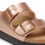 Arizona PAP Flex Platform Birko-Flor Electric Metallic Copper - BIRKENSTOCK