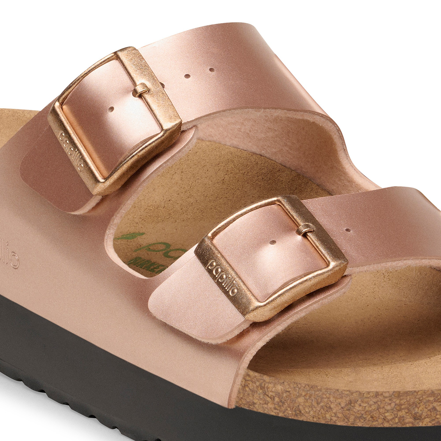 Arizona PAP Flex Platform Birko-Flor Electric Metallic Copper - BIRKENSTOCK