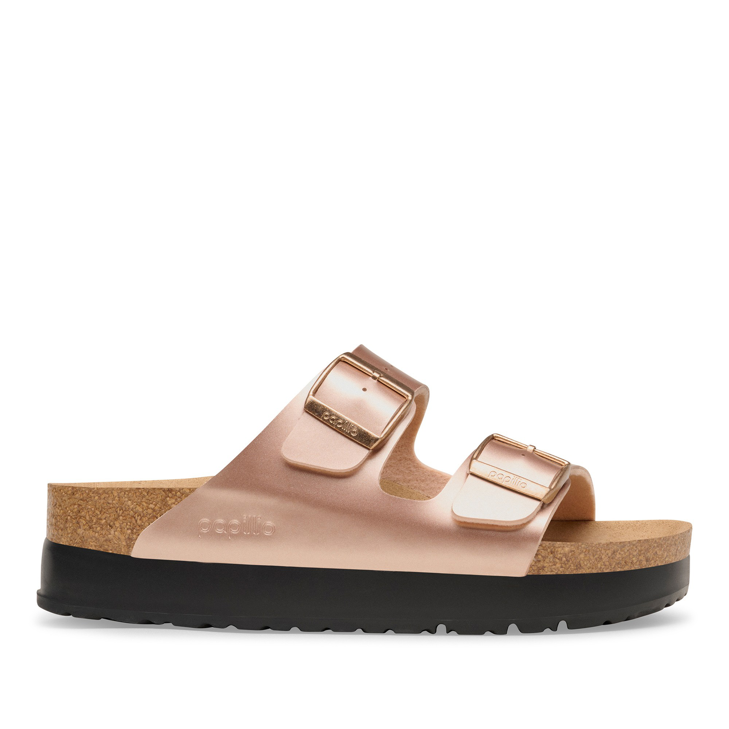 Arizona PAP Flex Platform Birko-Flor Electric Metallic Copper - BIRKENSTOCK
