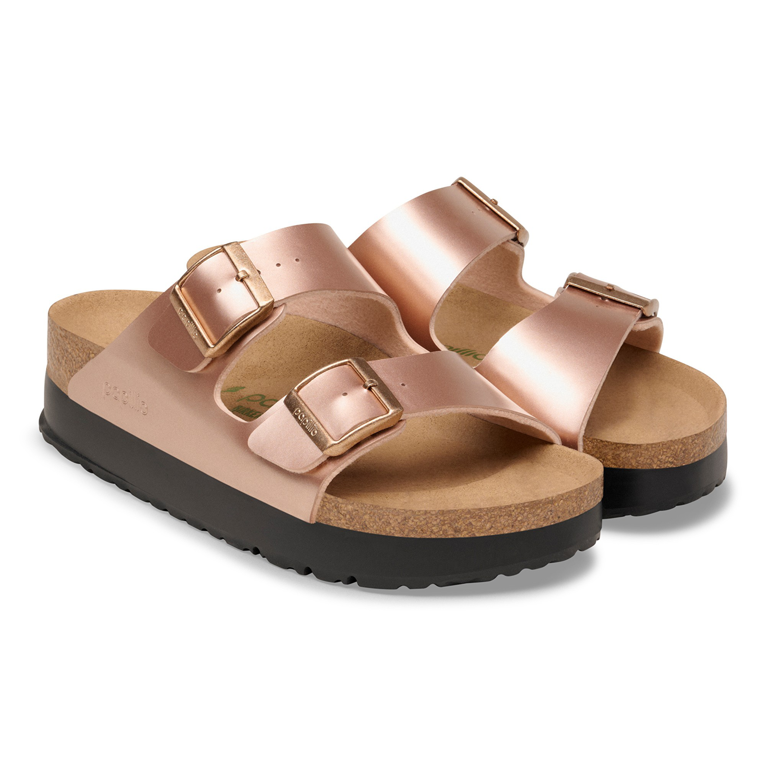 Arizona PAP Flex Platform Birko-Flor Electric Metallic Copper - BIRKENSTOCK