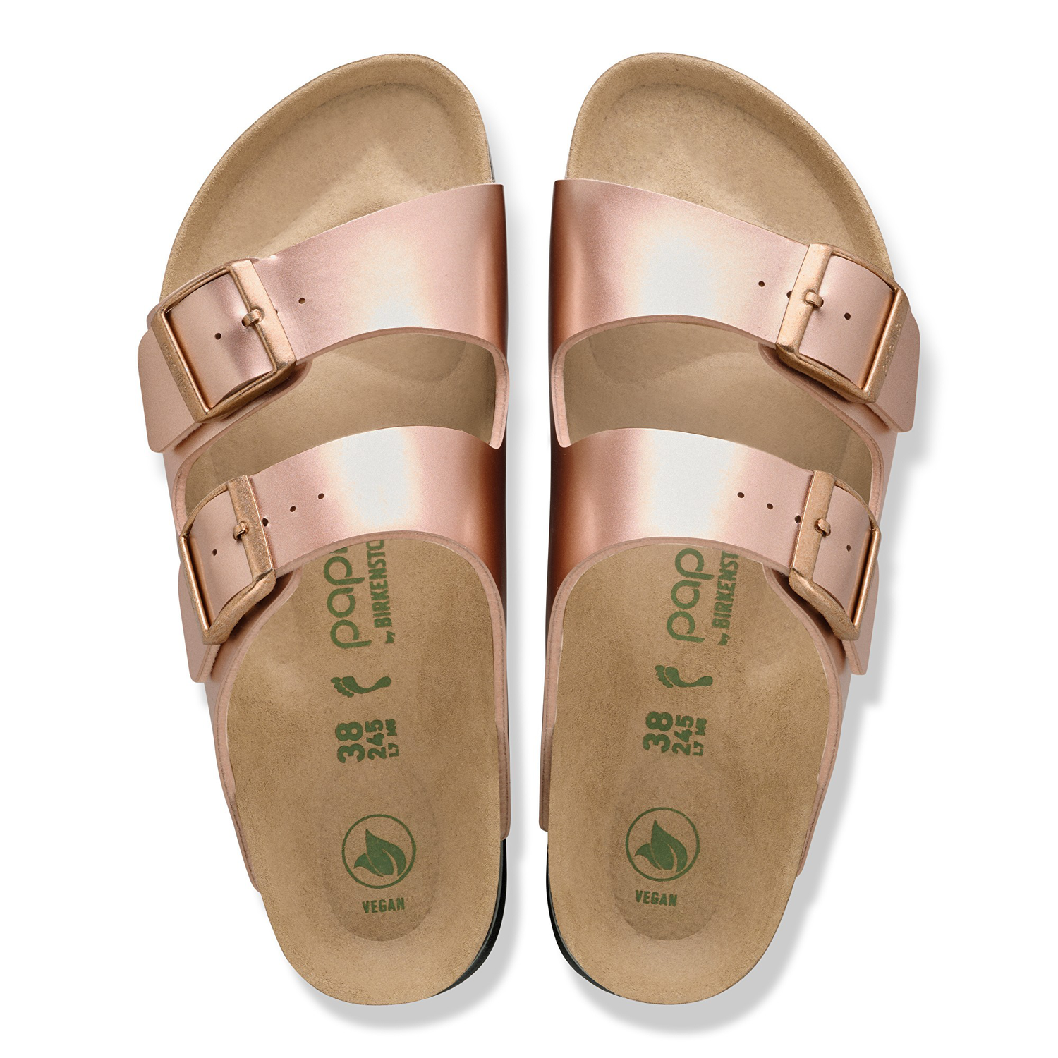 Arizona PAP Flex Platform Birko-Flor Electric Metallic Copper - BIRKENSTOCK