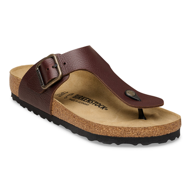 Brown Ramses Wire Buckle Natural Leather Sandal for Men Online