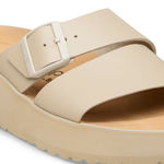 Almina Natural Leather Oyster - BIRKENSTOCK