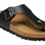 Ramses Wire Buckle Natural Leather Vintage Wood Black - BIRKENSTOCK