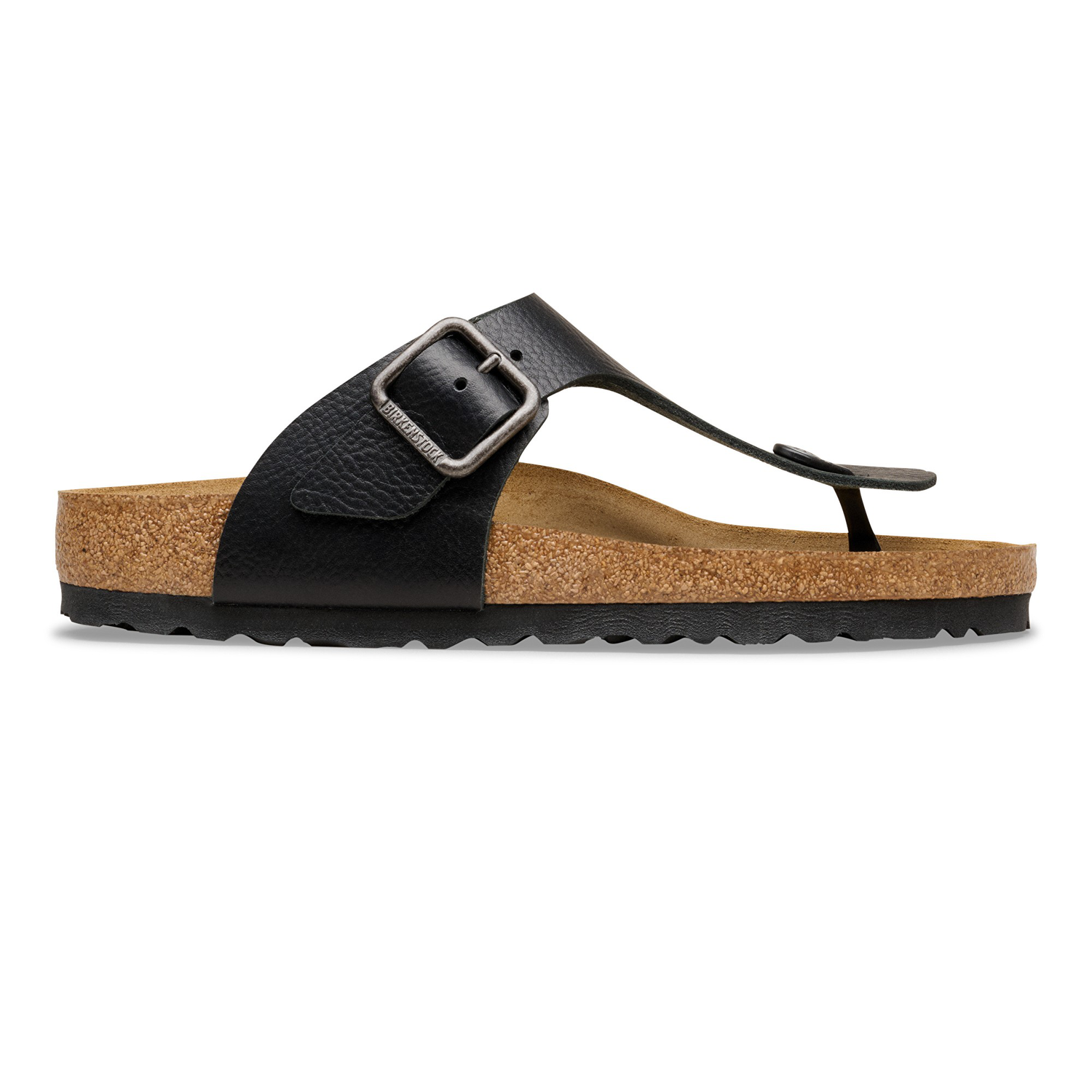 Ramses Wire Buckle Natural Leather Vintage Wood Black - BIRKENSTOCK