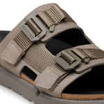 Shinjuku 2 Strap Natural Leather/Textile Concrete Gray - BIRKENSTOCK