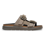 Shinjuku 2 Strap Natural Leather/Textile Concrete Gray - BIRKENSTOCK