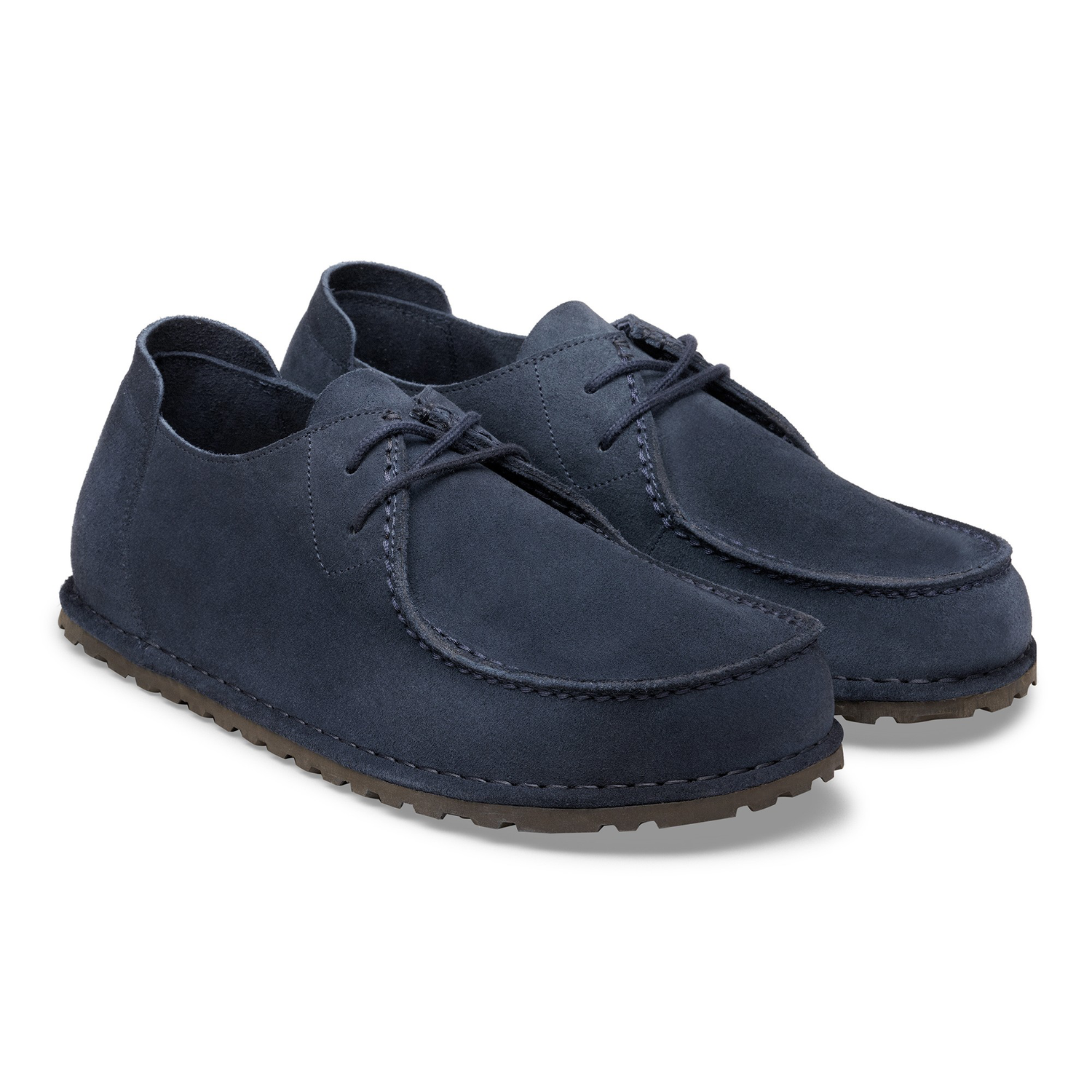Utti Lace Suede Leather New Navy - BIRKENSTOCK