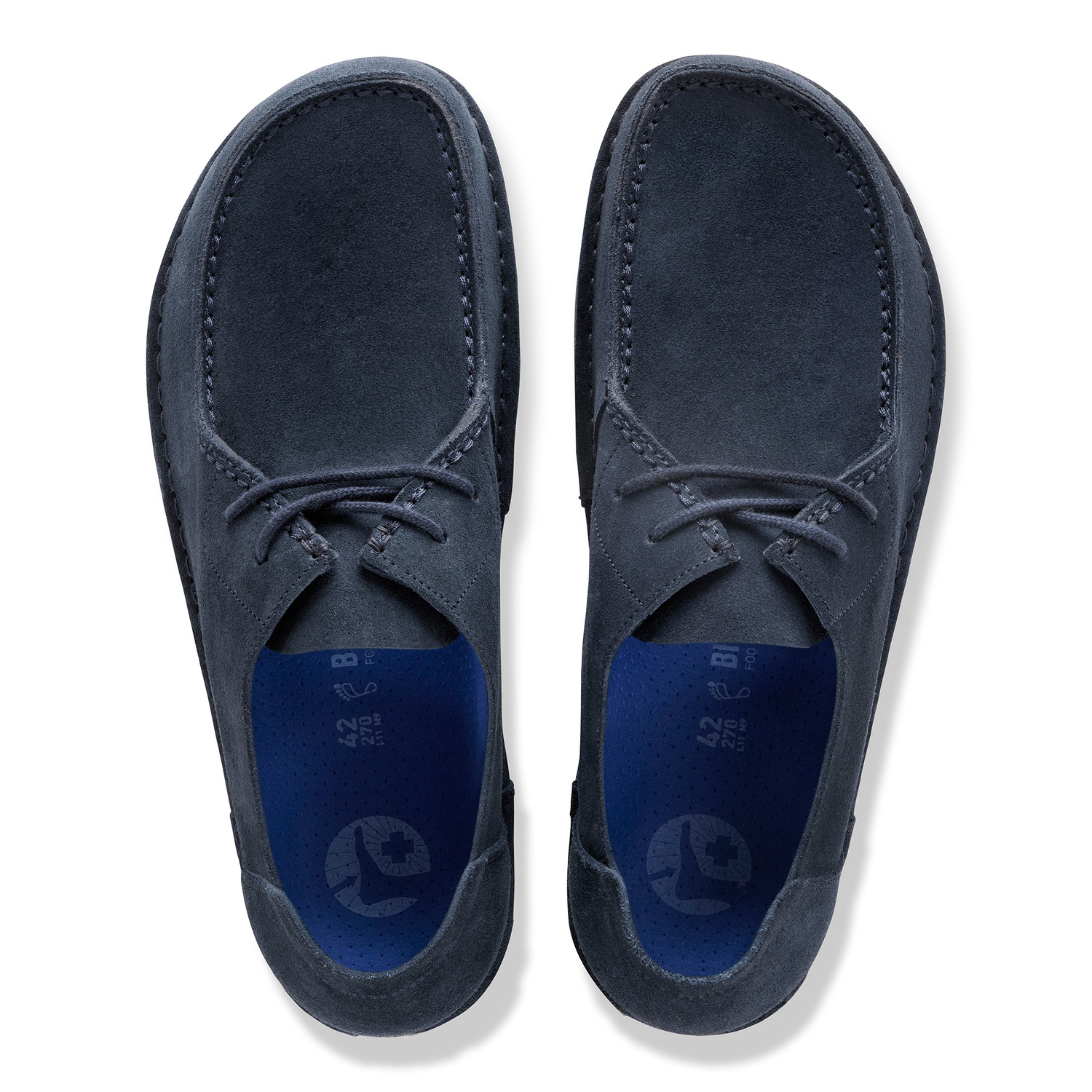 Utti Lace Suede Leather New Navy - BIRKENSTOCK