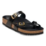 Mayari Natural Leather Black New Dressy Leather - BIRKENSTOCK
