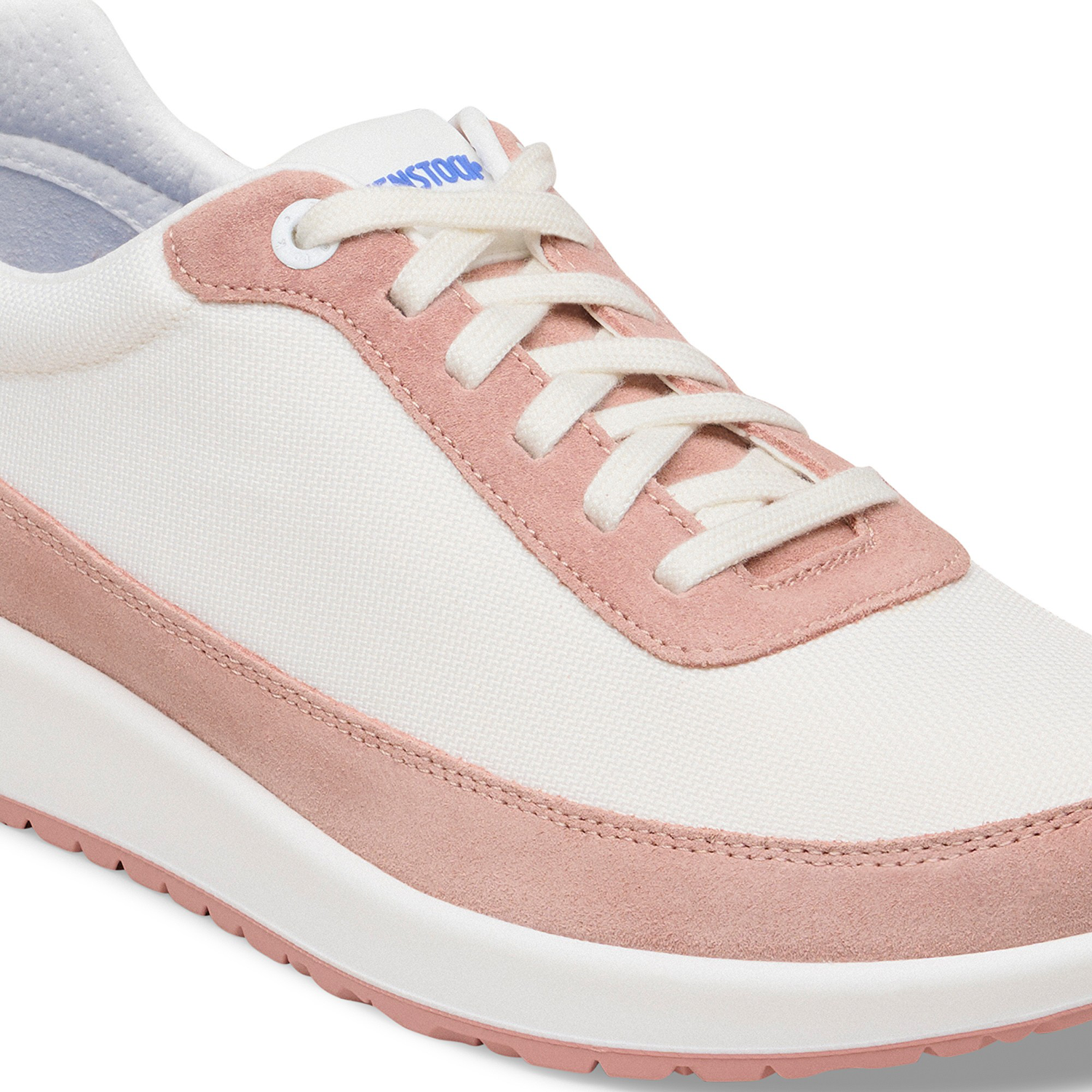 Honnef City Natural Leather/Textile Pink Clay / Eggshell - BIRKENSTOCK