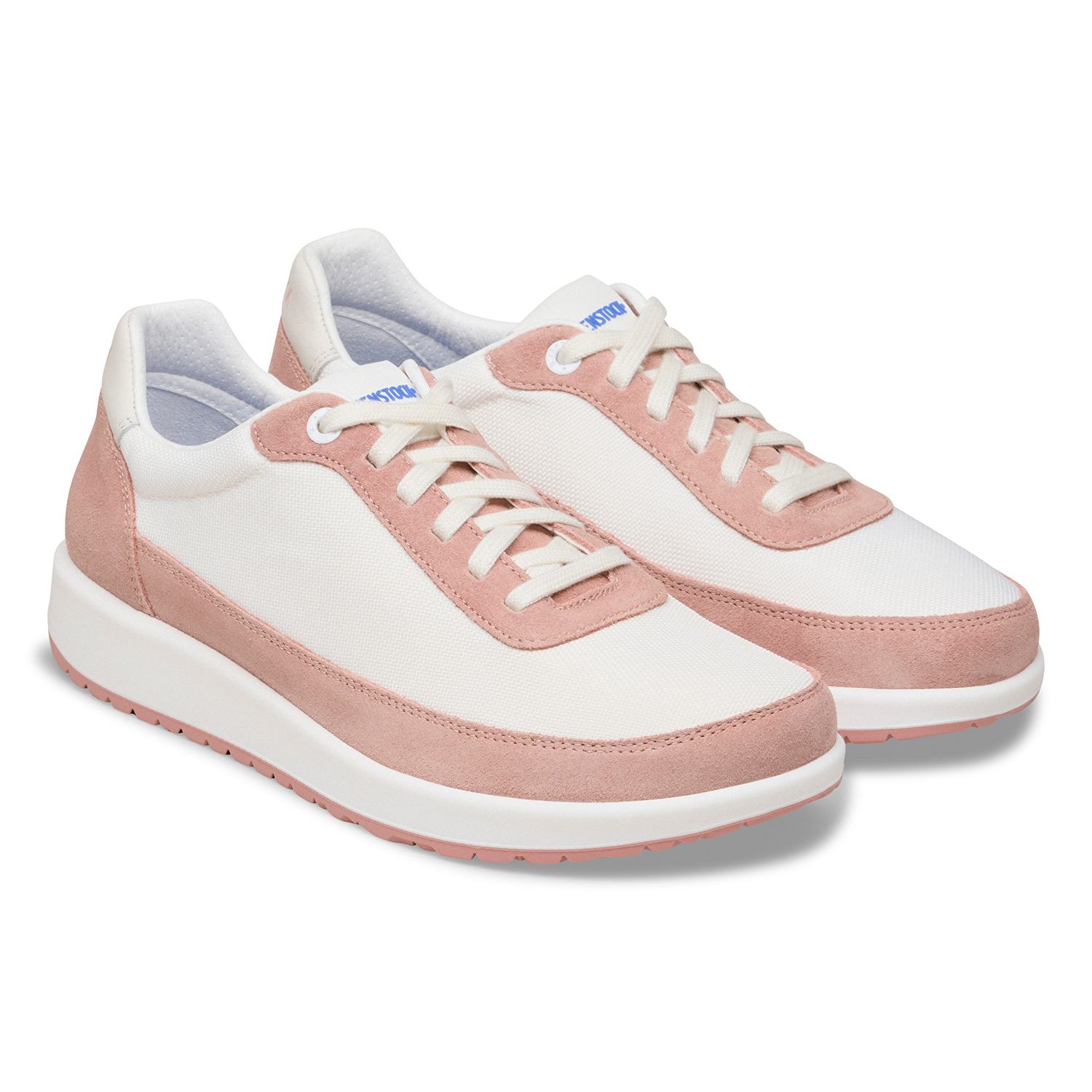 Honnef City Natural Leather/Textile Pink Clay / Eggshell - BIRKENSTOCK