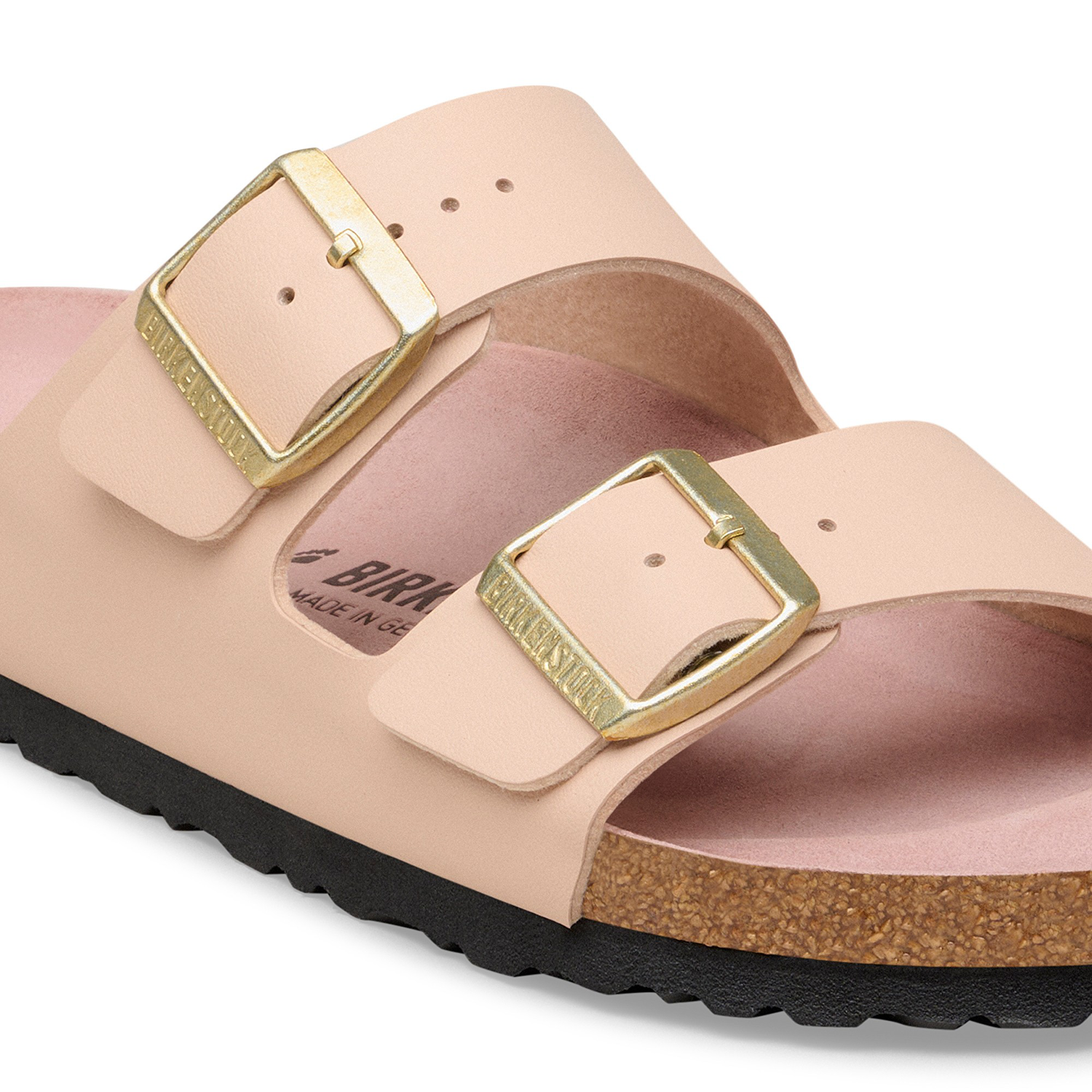 Arizona BS Birko-Flor Triples New Beige/Pink Clay - BIRKENSTOCK