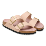 Arizona BS Birko-Flor Triples New Beige/Pink Clay - BIRKENSTOCK