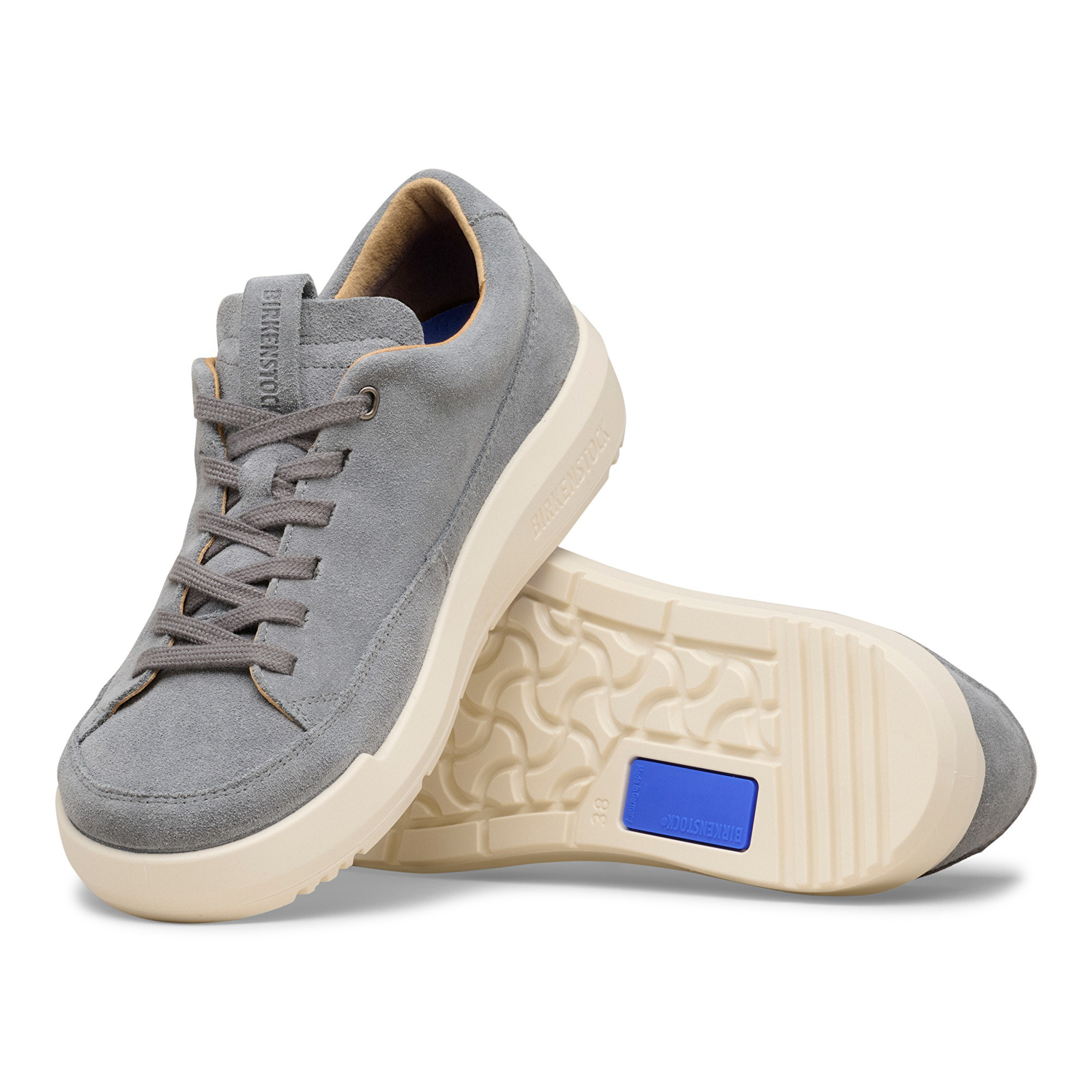 Melbourne Suede Leather Basalt Gray - BIRKENSTOCK