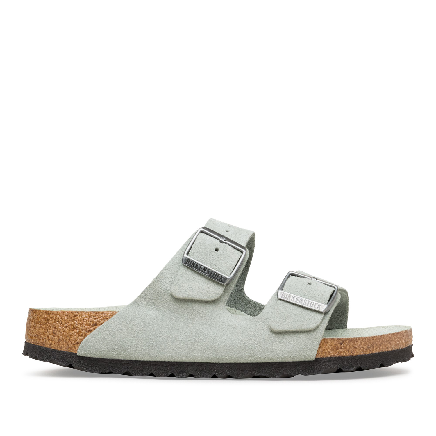 Arizona Soft Footbed Suede Leather Pure Sage Tonal FB - BIRKENSTOCK