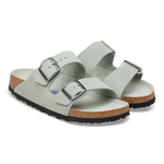 Arizona Soft Footbed Suede Leather Pure Sage Tonal FB - BIRKENSTOCK