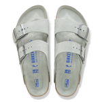 Arizona Soft Footbed Suede Leather Pure Sage Tonal FB - BIRKENSTOCK