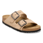 Arizona Wire Buckle Nubuk Leather Sandcastle - BIRKENSTOCK