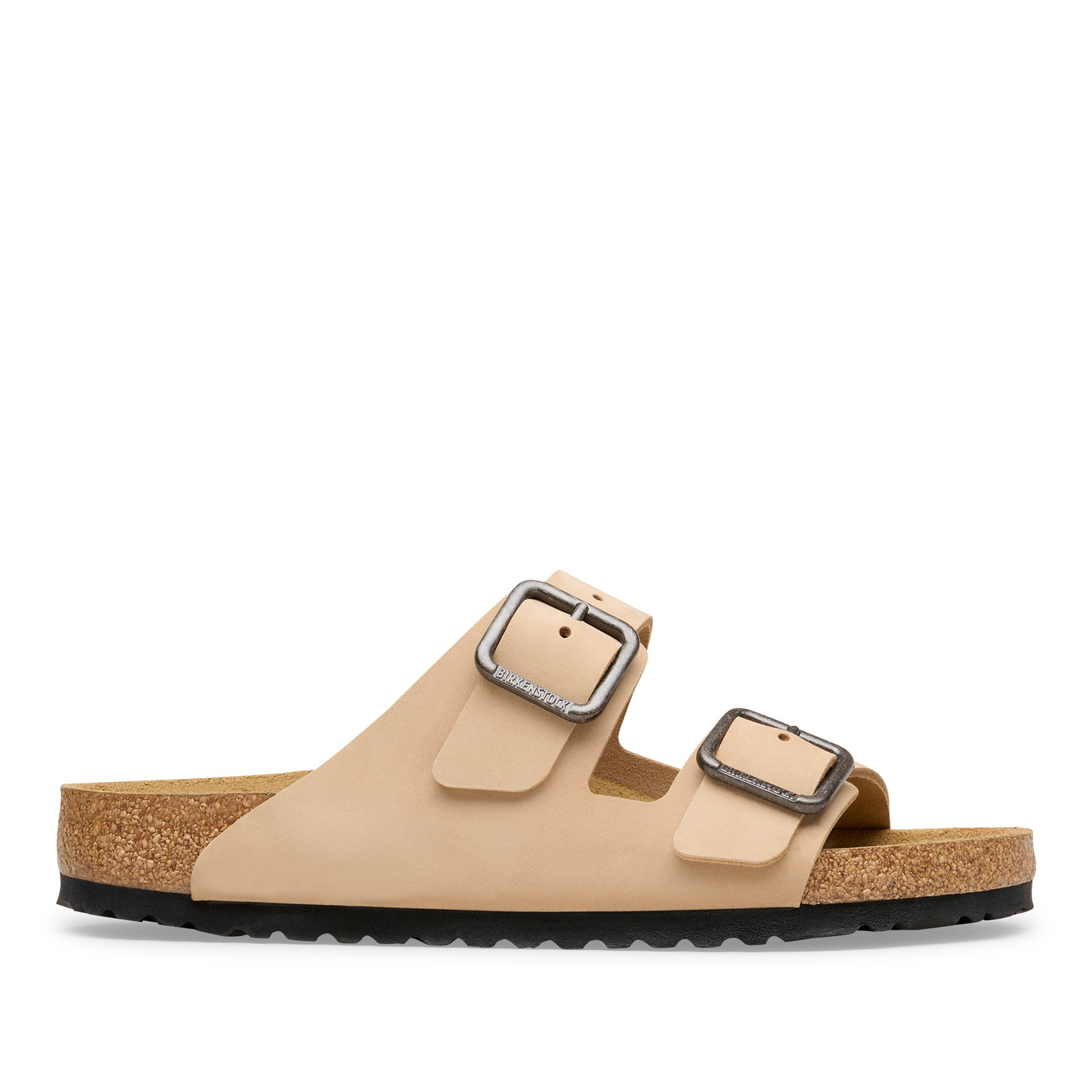 Arizona Wire Buckle Nubuk Leather Sandcastle - BIRKENSTOCK
