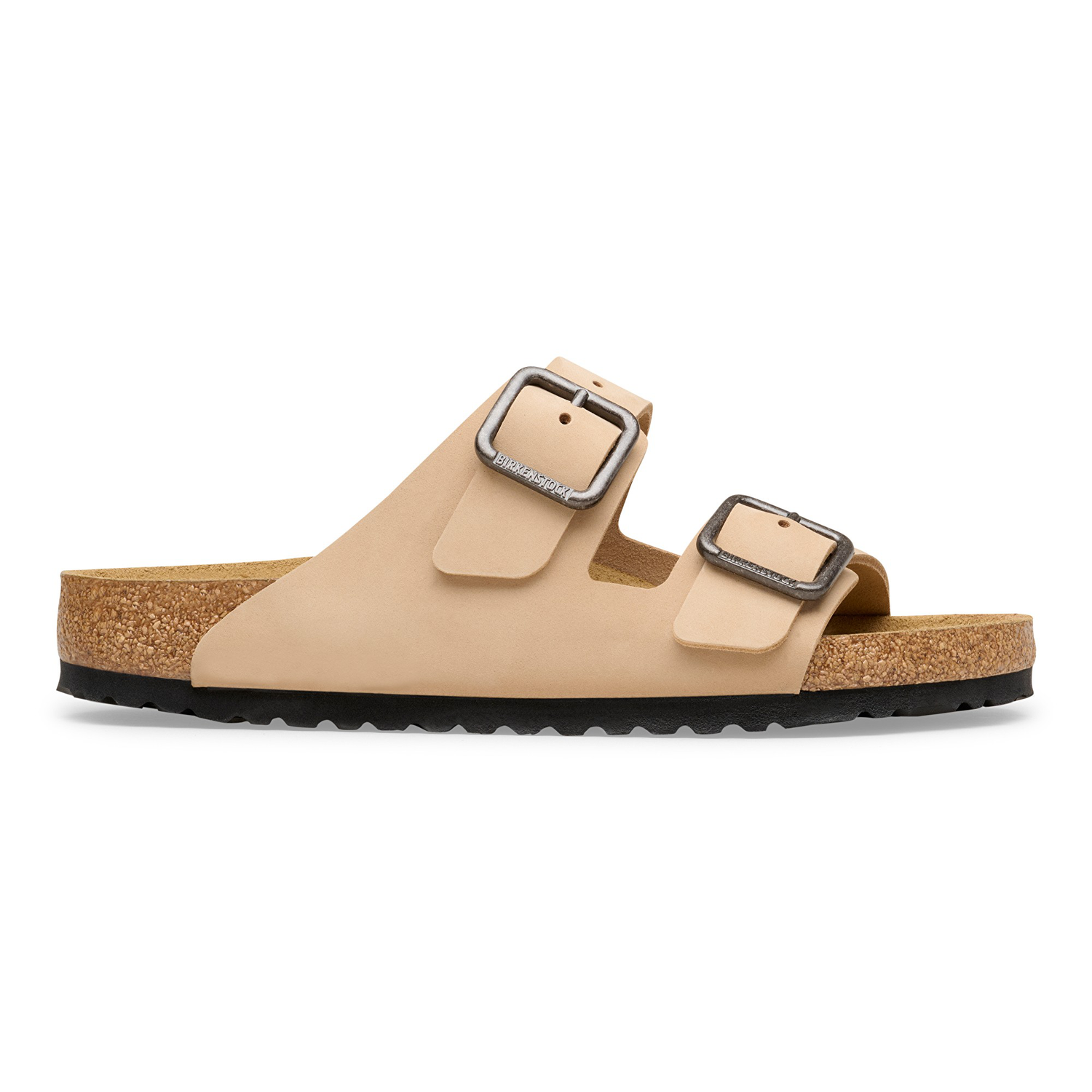 Arizona Wire Buckle Nubuk Leather Sandcastle - BIRKENSTOCK