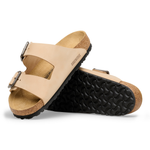 Arizona Wire Buckle Nubuk Leather Sandcastle - BIRKENSTOCK