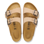 Arizona Wire Buckle Nubuk Leather Sandcastle - BIRKENSTOCK